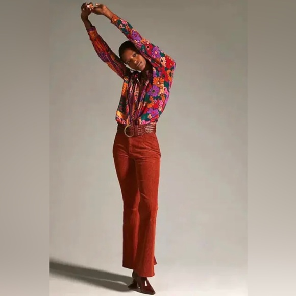 FARM RIO CLASSIC BUTTON DOWN SKIRT FLORAL PRINT-SIZE S MULTICOLOR NWT - Picture 1 of 10